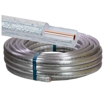 Rura CU chłodnicza w otulinie Ebrille  Coveral 1/4" (6,35mm) x 0,8x25m